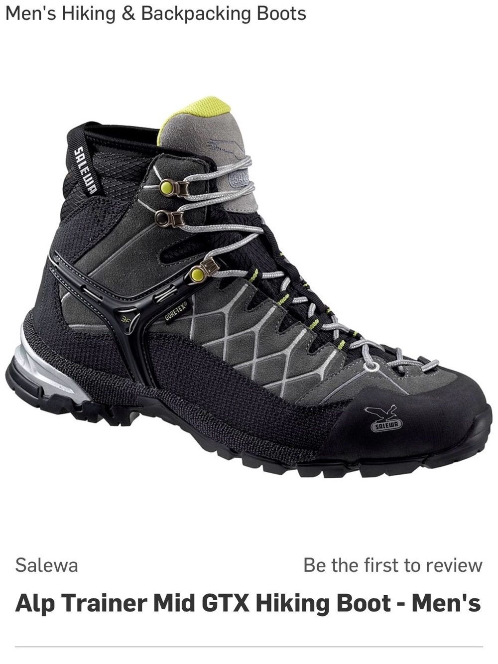 salewa Alp Trainer Mid GTX Hiking Boot - Men's 10 1/2